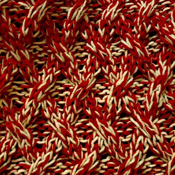 Cable knit throw - Picture 2 of 4